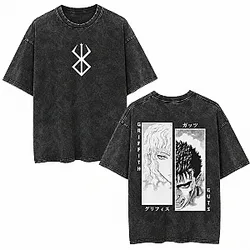Vintage Washed Anime LA2909 - SX 82514-JCS Berserk T-Shirts