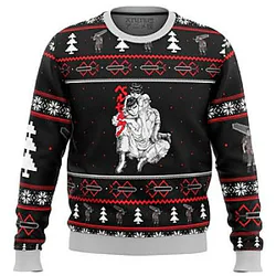 Berserk Guts and Casca Ugly Christmas Sweater, Anime Christmas Gift NTT0910 Berserk Sweatshirts