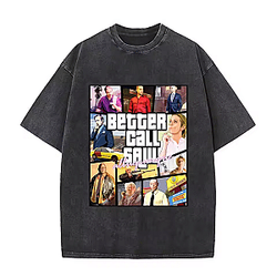 GTA Style Graphic PTTT0809 Washed  Better Call Saul T-Shirts