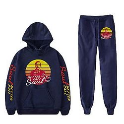 Better Call Saul American TV Series Casual Hoodie Set – Navy Edition