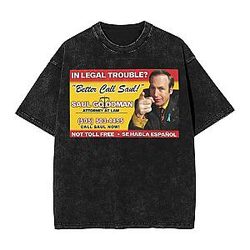 Vintage Design PTTT1206 Washed  Better Call Saul T-Shirts