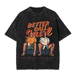Retro Graphic PTTT1206 Washed  Better Call Saul T-Shirts