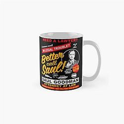 Better Call Saul Mugs - Need A Lawyer Then Call Saul Dks Classic Mug RB0108