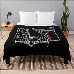 Between Popular American Country Music Singer  Throw Blanket