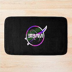 between the buried logo Bath Mat