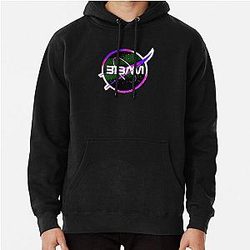 between the buried logo Pullover Hoodie