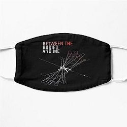 best design between the buried and me Flat Mask