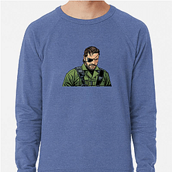 Big Boss Legend Solid Snake Big Boss Sweatshirts