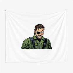 Big Boss Legend Solid Snake Big Boss Tapestries