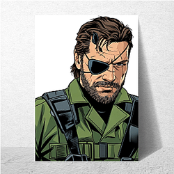 Big Boss Legend Solid Snake Big Boss Posters