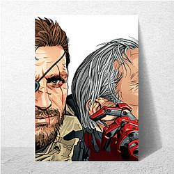 Big Boss Outer Heaven War nation Big Boss Posters