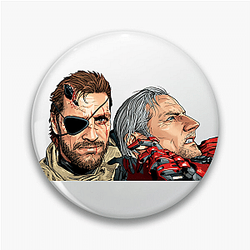 Big Boss Outer Heaven War nation Big Boss Pins