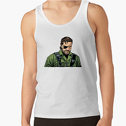 Big Boss Legend Solid Snake Big Boss Tank Tops