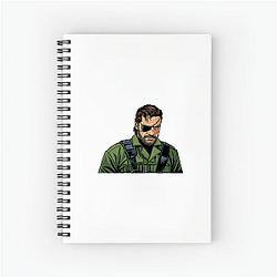 Big Boss Legend Solid Snake Big Boss Notebook