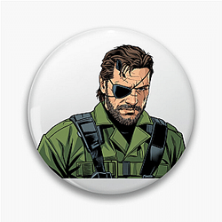 Big Boss Legend Solid Snake Big Boss Pins