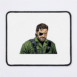 Big Boss Legend Solid Snake Big Boss Mouse Pads