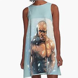 Ramy Mr Olympia bodybuilder A-line Dress