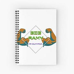 Big Ramy Mr. Olympia Muscle Spiral Notebook