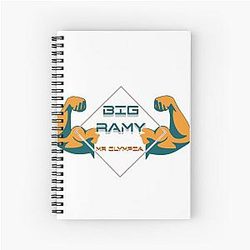 Big Ramy Mr. Olympia Muscle Spiral Notebook