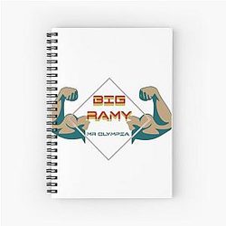 Big Ramy Mr Olympia Spiral Notebook