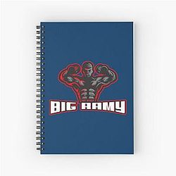 MR OLYMPIA BIG RAMY Spiral Notebook