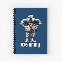 MR OLYMPIA BIG RAMY THE BEAST Spiral Notebook