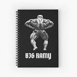 MR OLYMPIA RAMY THE BEAST Spiral Notebook