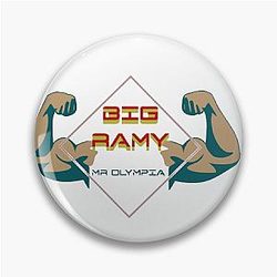 Big Ramy Mr Olympia Muscle Pin