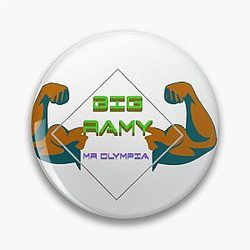 Big Ramy Mr Olympia Muscle Pin