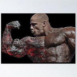 Big Ramy Mr Olympia Bodybuilder Gym Motivation Poster