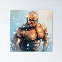 Big Ramy Mr. Olympia bodybuilder Poster