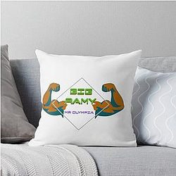 Big Ramy Mr Olympia Muscle Throw Pillow