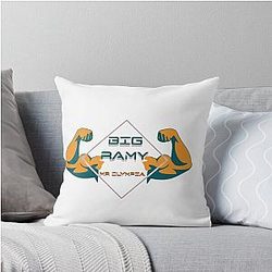 Big Ramy Mr. Olympia Muscle Throw Pillow