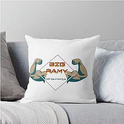 Big Ramy Mr. Olympia Muscle Throw Pillow