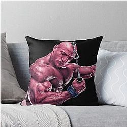 Big Ramy Olympia Throw Pillow