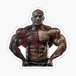 Big Ramy Mr Olympia bodybuilder fitness motivation sticker