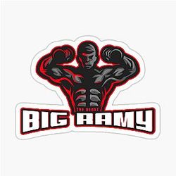 MR OLYMPIA BIG RAMY THE BEAST Sticker