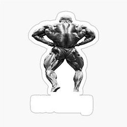 MR OLYMPIA BIG RAMY THE BEAST Sticker