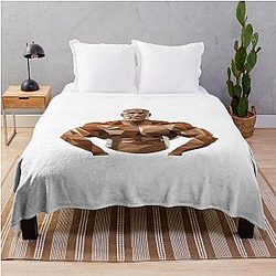 Big Ramy Mr. Olympia bodybuilder Throw Blanket