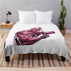 Big Ramy Mr. Olympia Throw Blanket