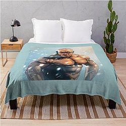 Big Ramy Mr. Olympia Bodybuilder Throw Blanket
