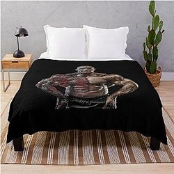 Big Ramy Mr. Olympia Bodybuilder Fitness Motivation Throw Blanket