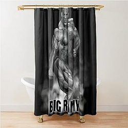 Big Ramy Body Builder Shower Curtain