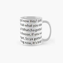 Lyrics to Big Time Rush   	 Classic Mug RB2711