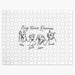 btr big time rush btr 2022 tour rescue dog Jigsaw Puzzle RB2711