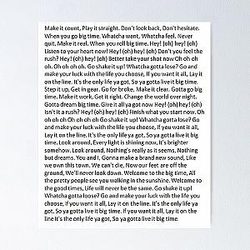 Lyrics to Big Time Rush   	 Poster RB2711