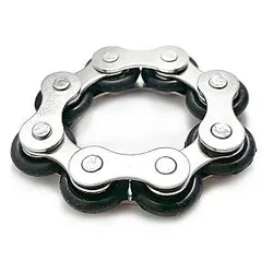 Black 8 Knots Bracelet Bike Chain Fidget Toy for Stress Relief