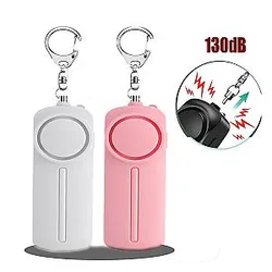 Self Defence Weapon - SOS LED Light Personal Security Emergency Alarm Keychain