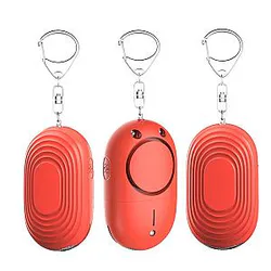 Self Defence Weapon - LED Flashlight Alarm System Keychain