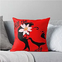 Billie Holiday throw pillow